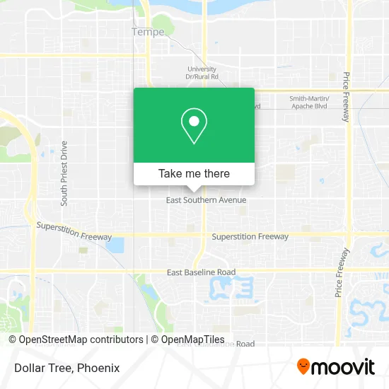Dollar Tree map