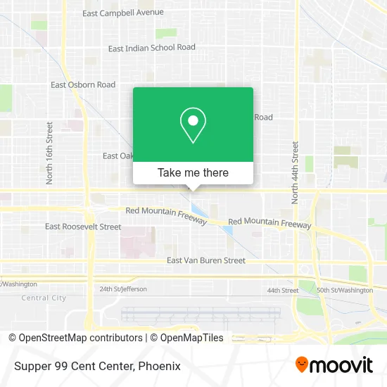 Supper 99 Cent Center map