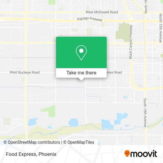 Food Express map
