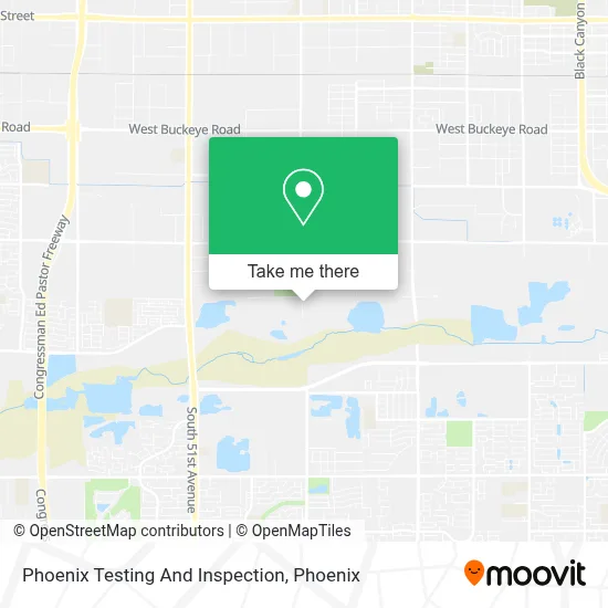Phoenix Testing And Inspection map