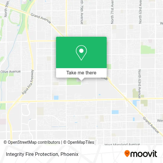 Integrity Fire Protection map