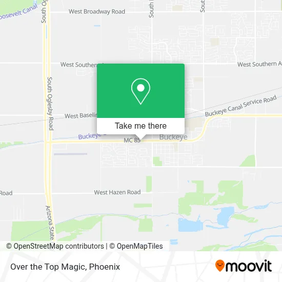 Over the Top Magic map