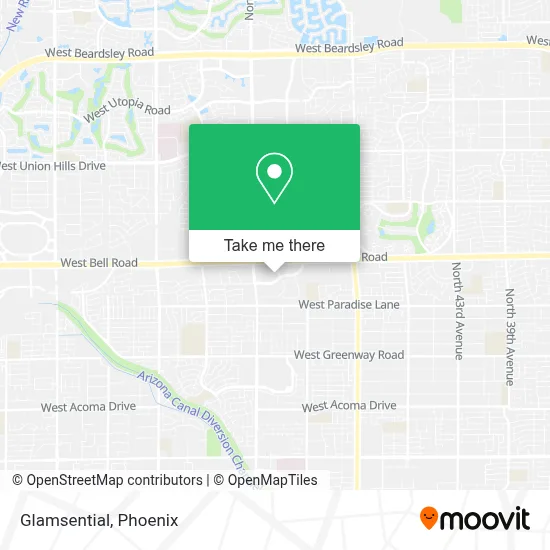 Glamsential map