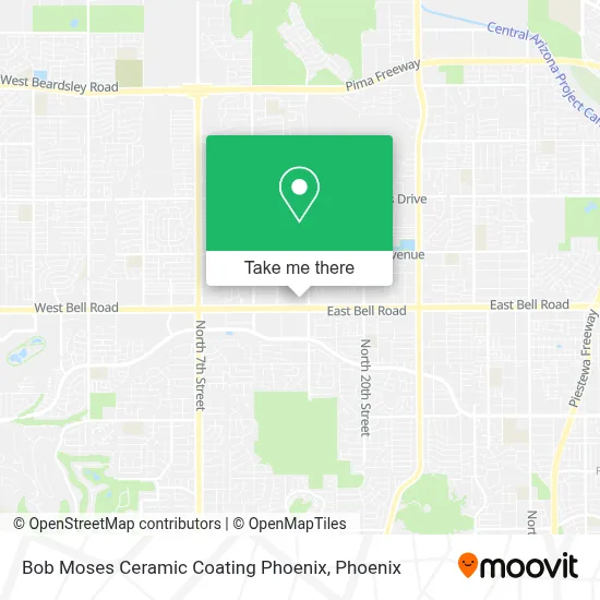 Bob Moses Ceramic Coating Phoenix map