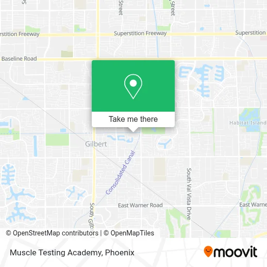 Muscle Testing Academy map