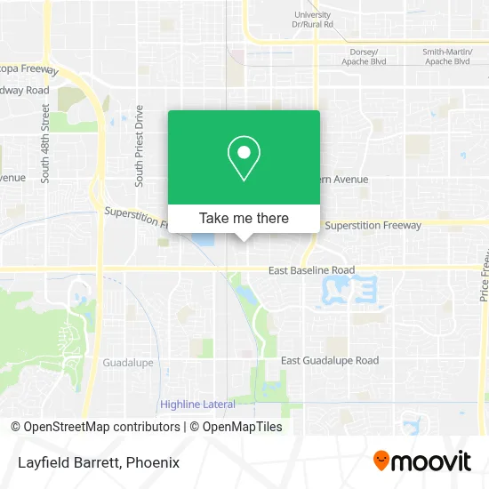 Layfield Barrett map