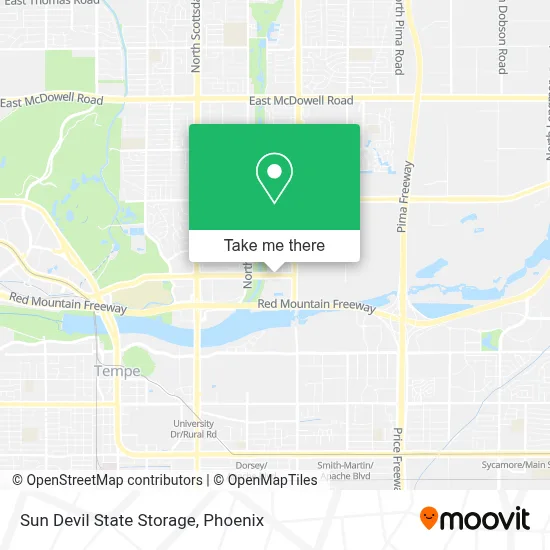 Sun Devil State Storage map