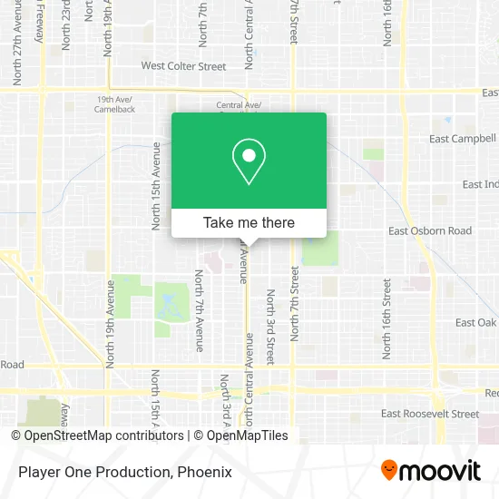 Player One Production map