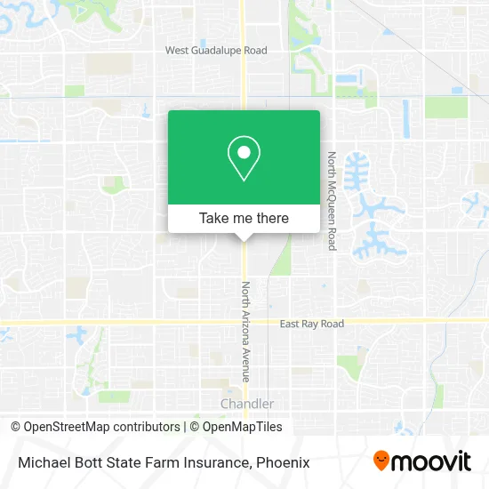 Michael Bott State Farm Insurance map