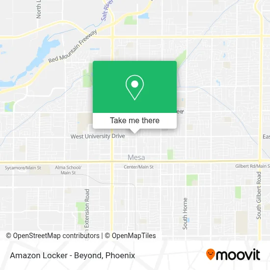 Amazon Locker - Beyond map