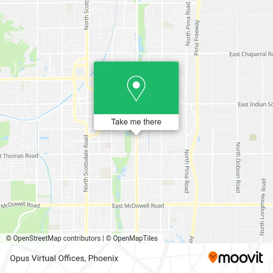 Opus Virtual Offices map