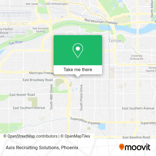 Axis Recruiting Solutions map
