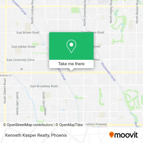 Kenneth Kasper Realty map