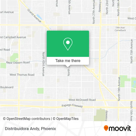 Distribuidora Andy map
