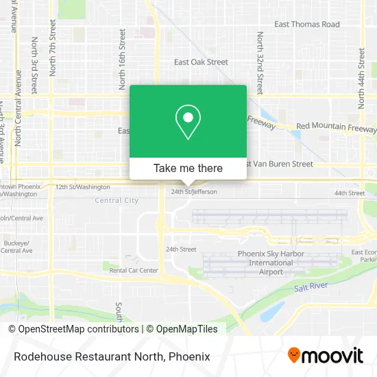 Rodehouse Restaurant North map