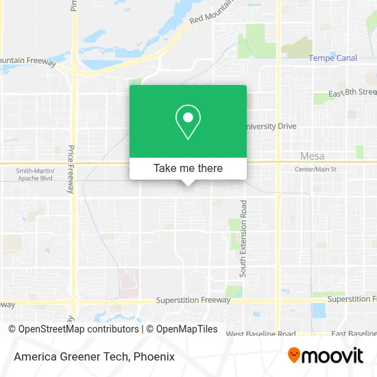 America Greener Tech map