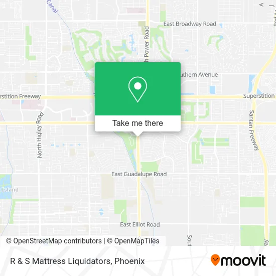 R & S Mattress Liquidators map