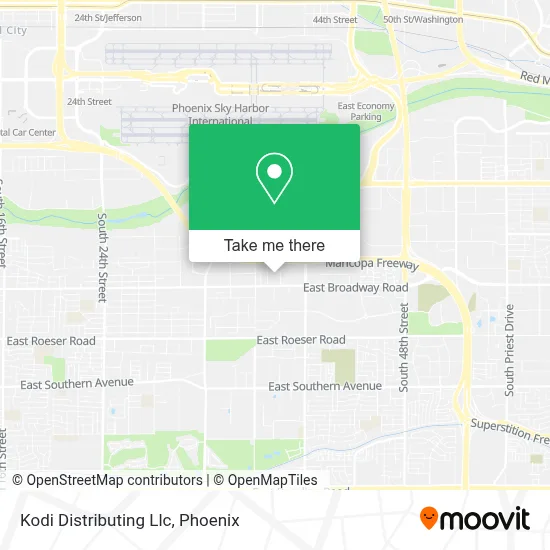 Kodi Distributing Llc map