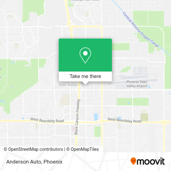 Anderson Auto map