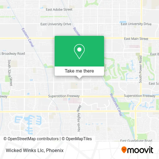 Wicked Winks Llc map