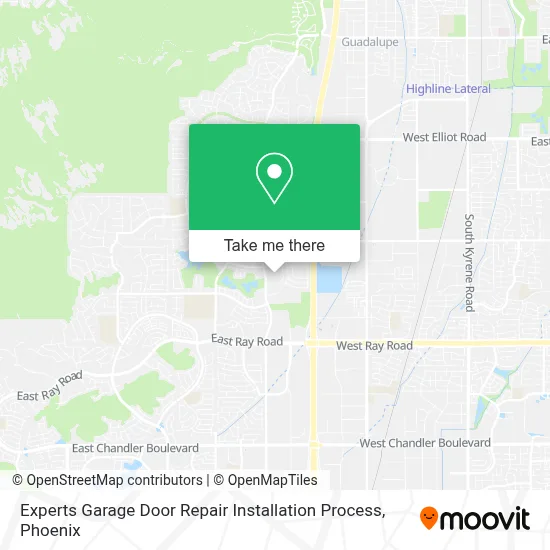 Experts Garage Door Repair Installation Process map