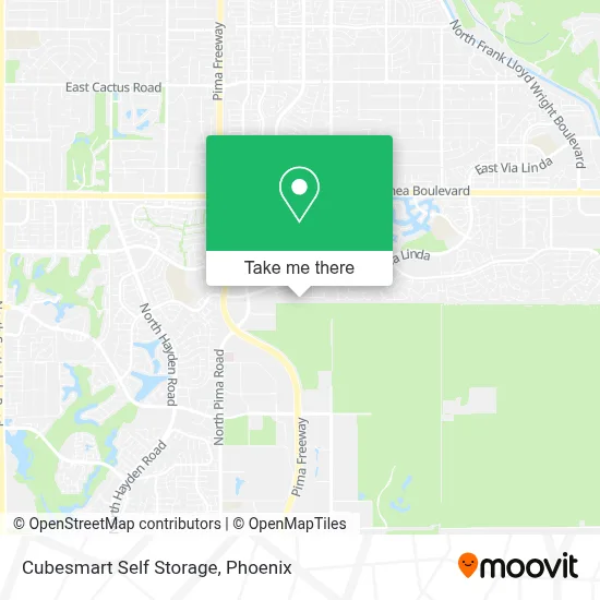 Cubesmart Self Storage map