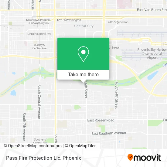 Pass Fire Protection Llc map
