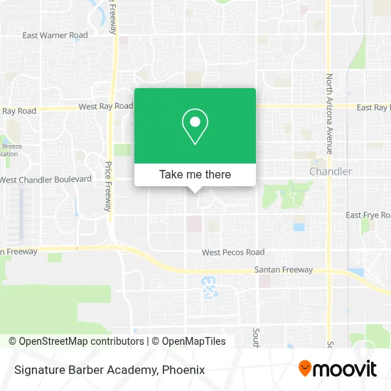 Signature Barber Academy map