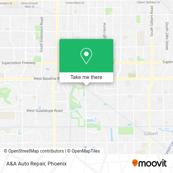 A&A Auto Repair map