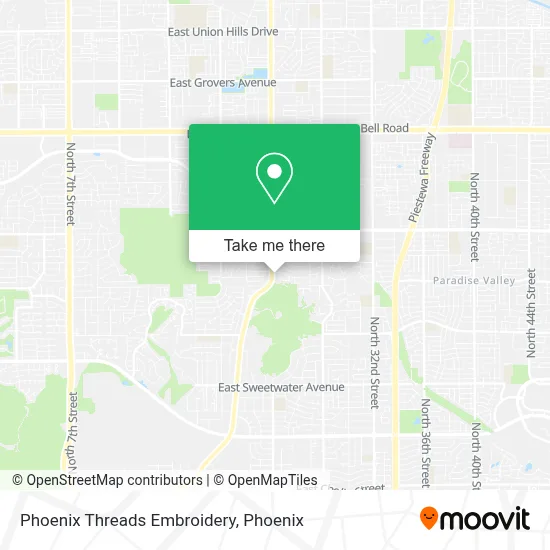 Phoenix Threads Embroidery map