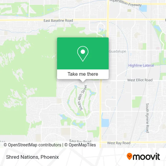 Shred Nations map