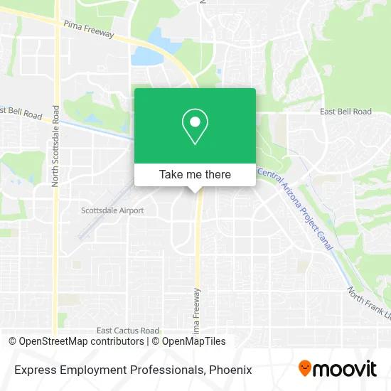 Express Employment Professionals map