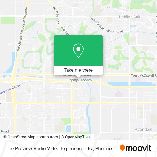 The Proview Audio Video Experience Llc. map