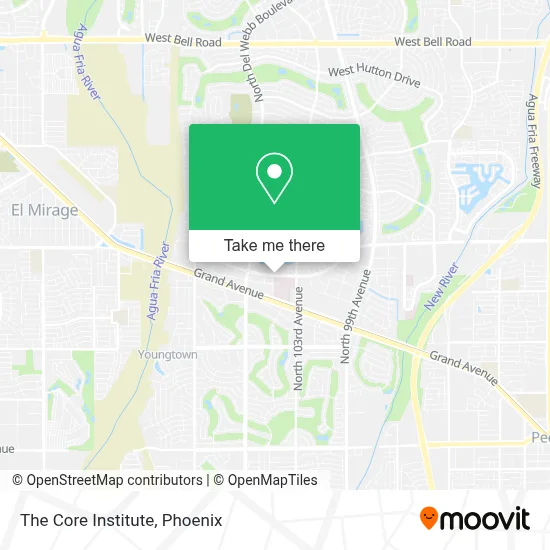 The Core Institute map