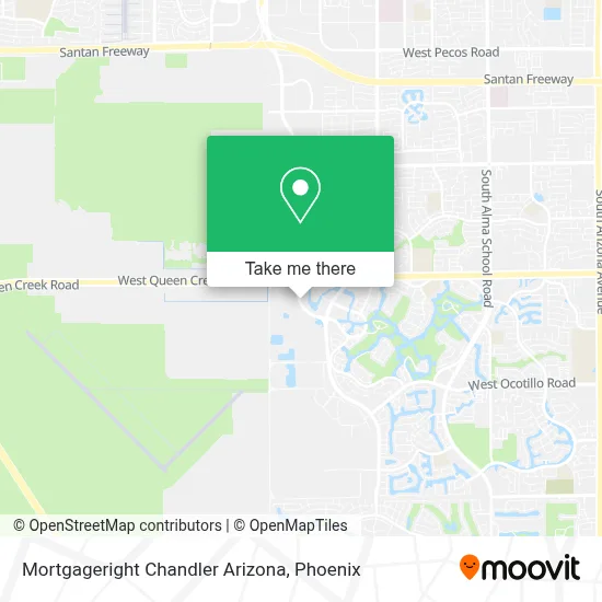 Mortgageright Chandler Arizona map