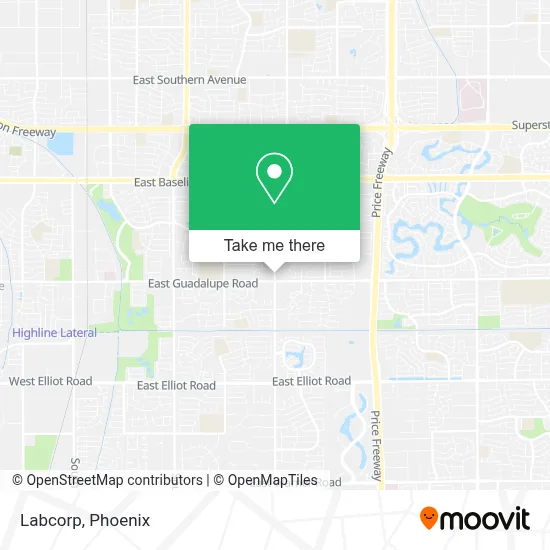 Labcorp map