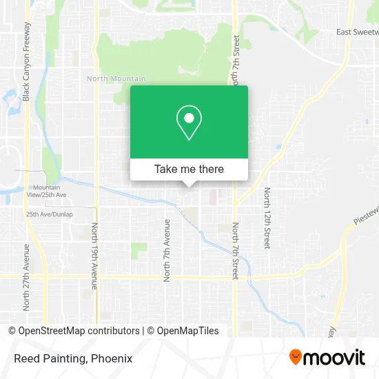 Reed Painting map