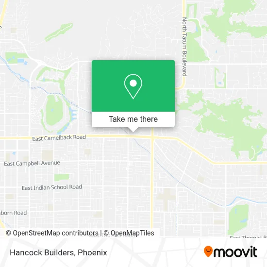 Hancock Builders map