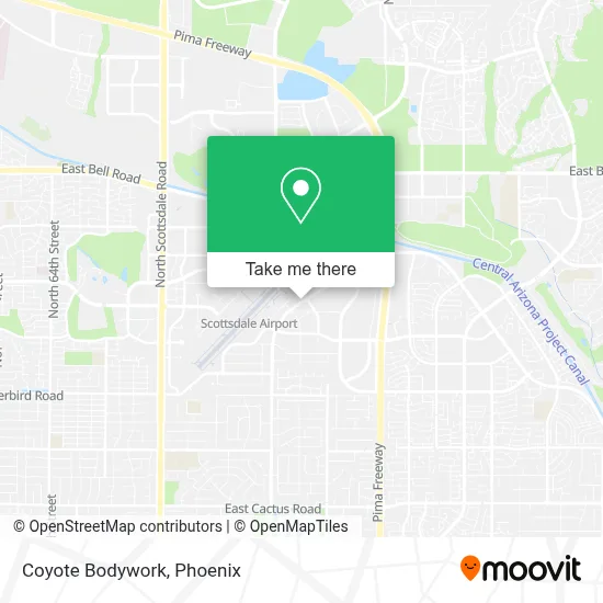 Coyote Bodywork map