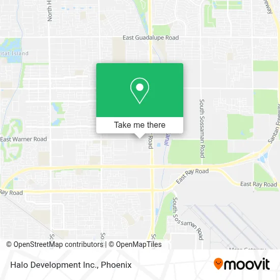 Halo Development Inc. map