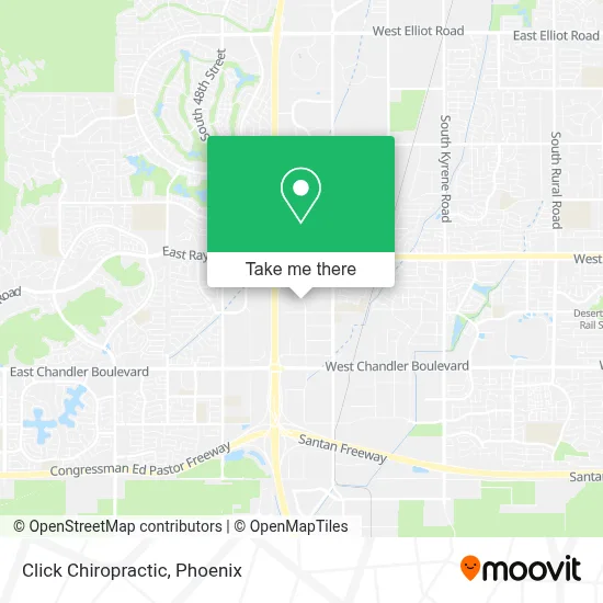 Click Chiropractic map