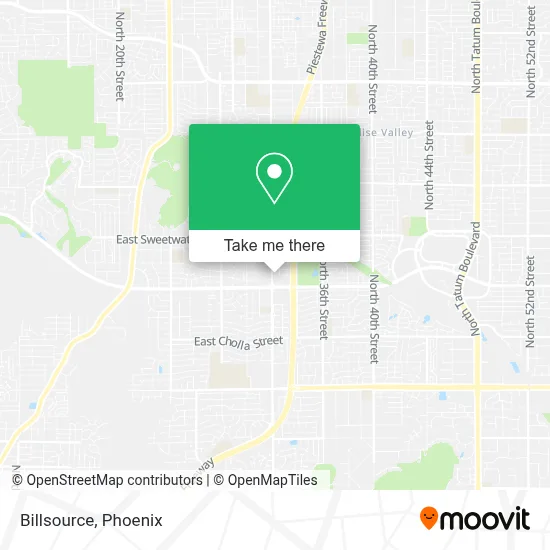Billsource map