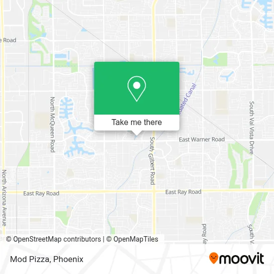 Mod Pizza map