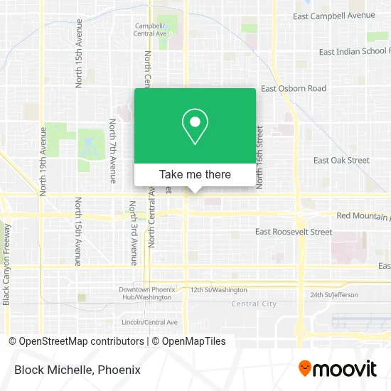 Block Michelle map