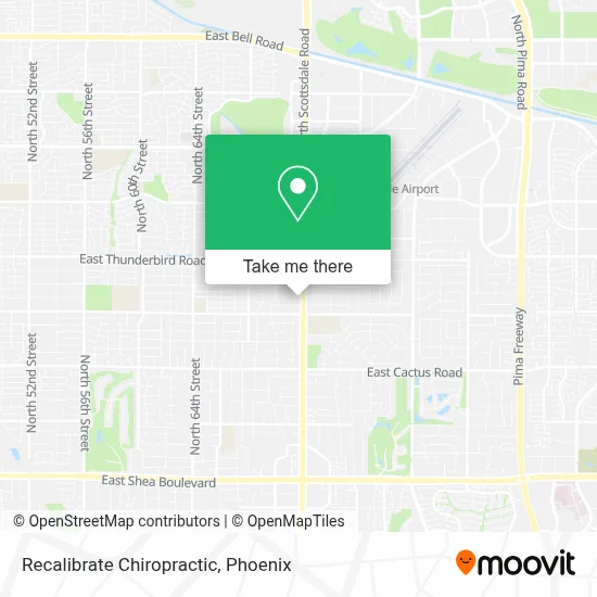 Recalibrate Chiropractic map