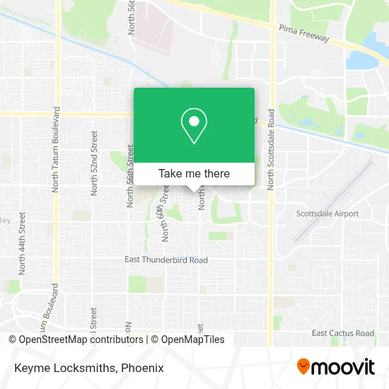 Keyme Locksmiths map