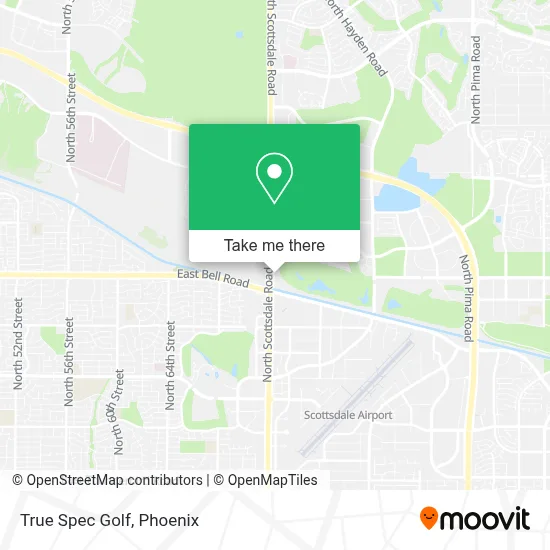 True Spec Golf map
