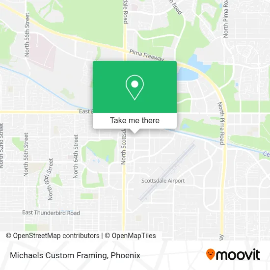 Michaels Custom Framing map