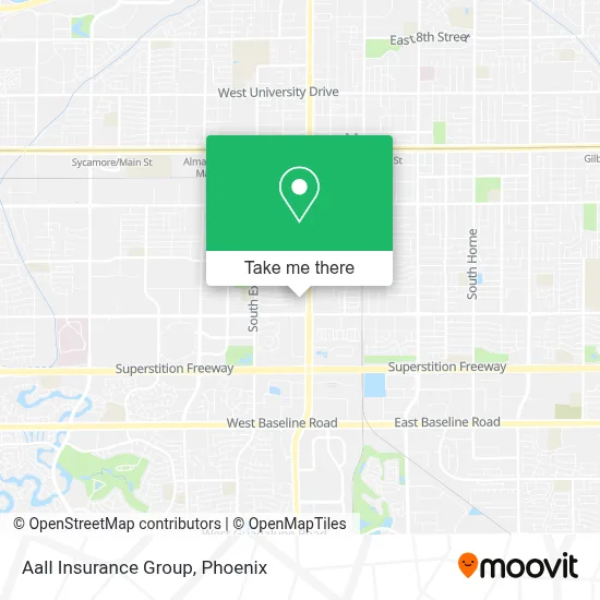 Aall Insurance Group map