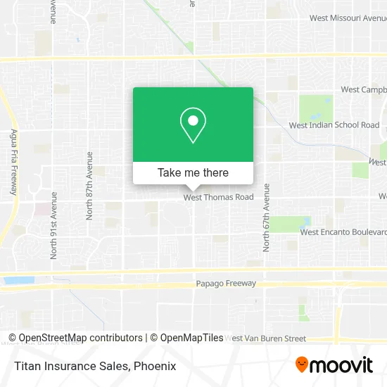 Titan Insurance Sales map